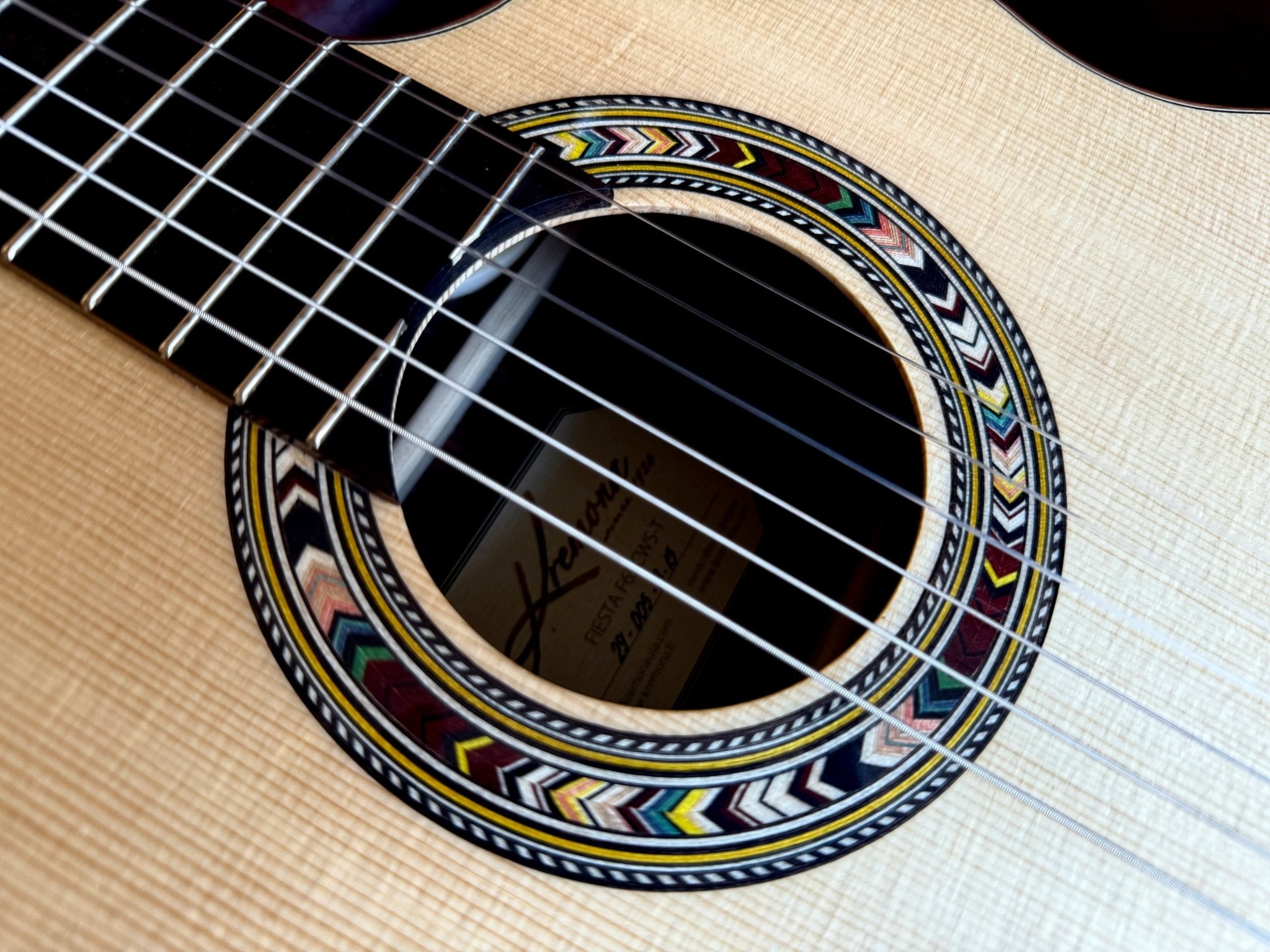 Kremona F65CWS, Solid Spruce, Indian Rosewood Back & Sides, Hand Made Electro Nylon Strung Guitar - Richards Guitars Of Stratford Upon Avon