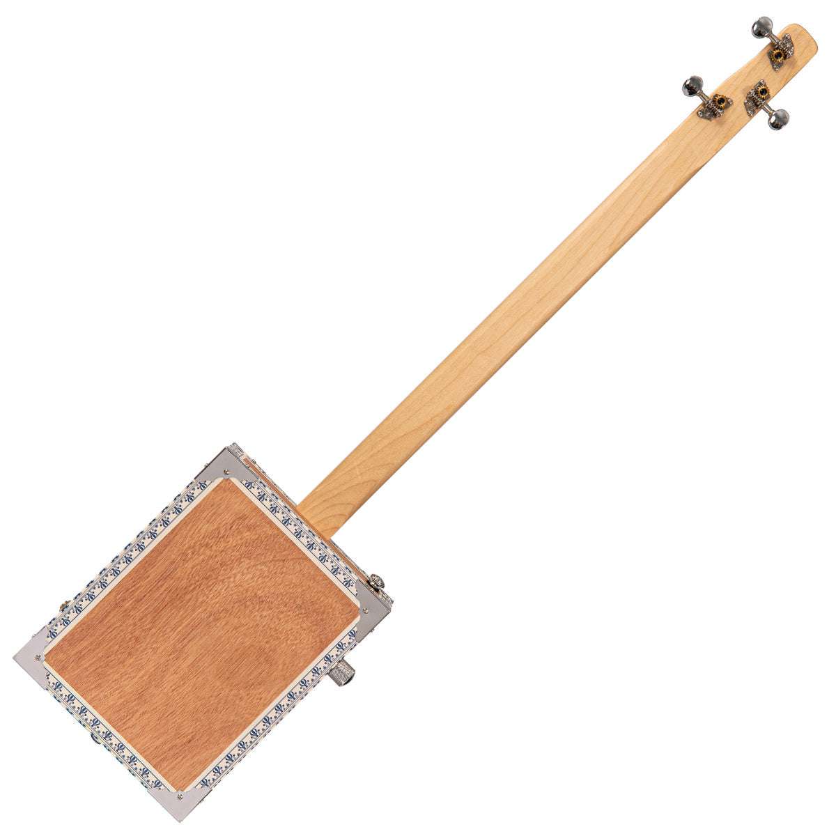 Lace Cigar Box Electric Guitar ~ 3 String ~ Buffalo Bill - Richards Guitars Of Stratford Upon Avon