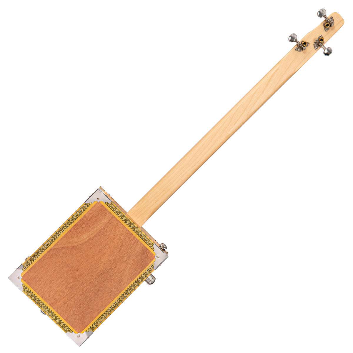Lace Cigar Box Electric Guitar ~ 3 String ~ Secret Society - Richards Guitars Of Stratford Upon Avon
