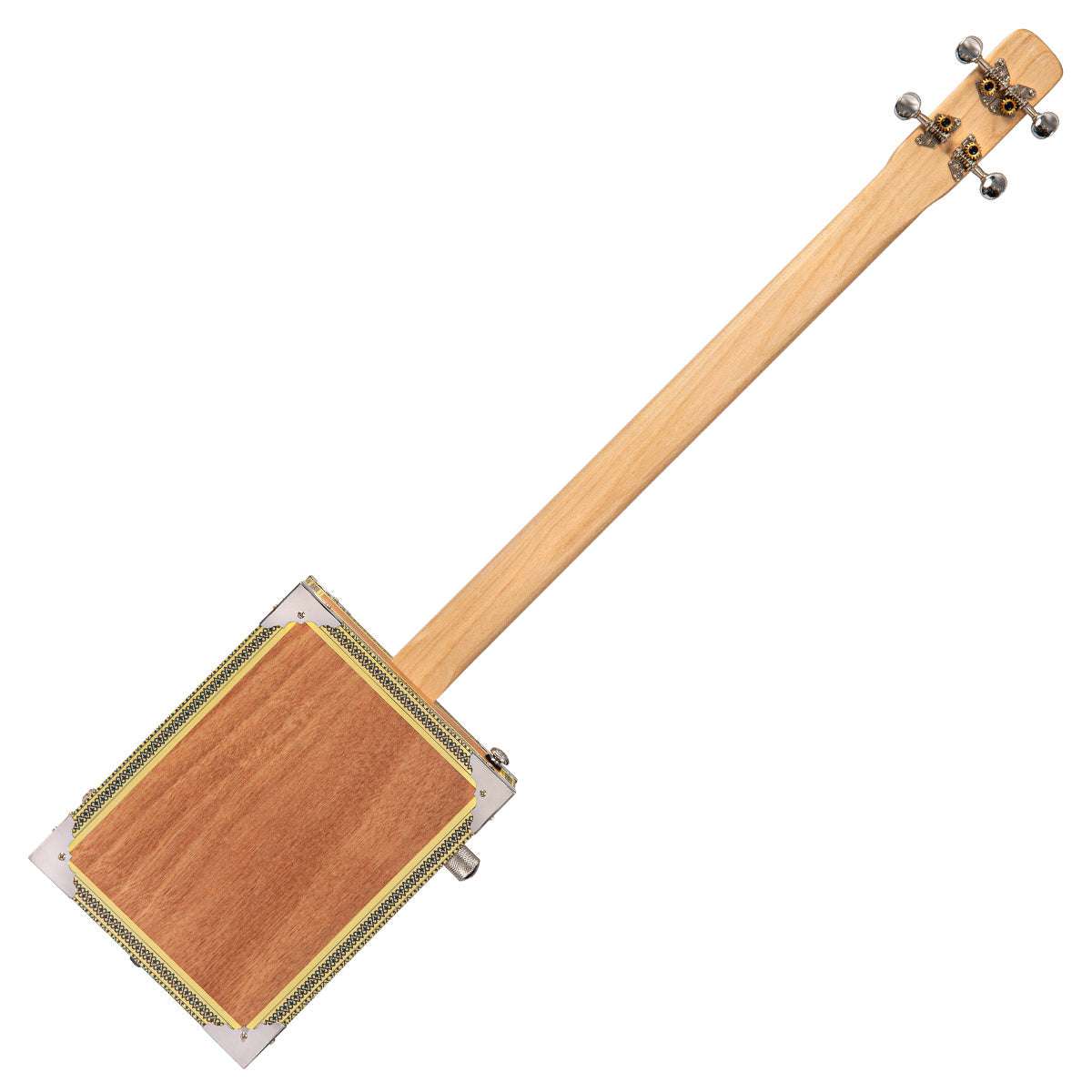 Lace Cigar Box Electric Guitar ~ 4 String ~ Deer Crossing - Richards Guitars Of Stratford Upon Avon