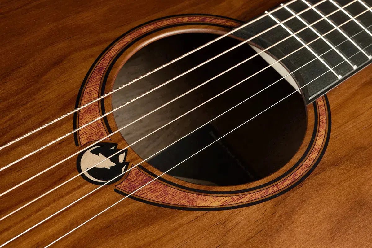LAG Sauvage Jumbo Cutaway Acoustic - Electric - Richards Guitars Of Stratford Upon Avon