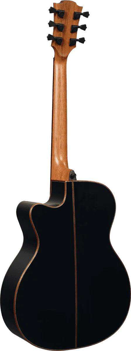 LAG TRAMONTANE 118 T118ACE - BLK AUDITORIUM CUTAWAY ELECTRO BLACK - Richards Guitars Of Stratford Upon Avon
