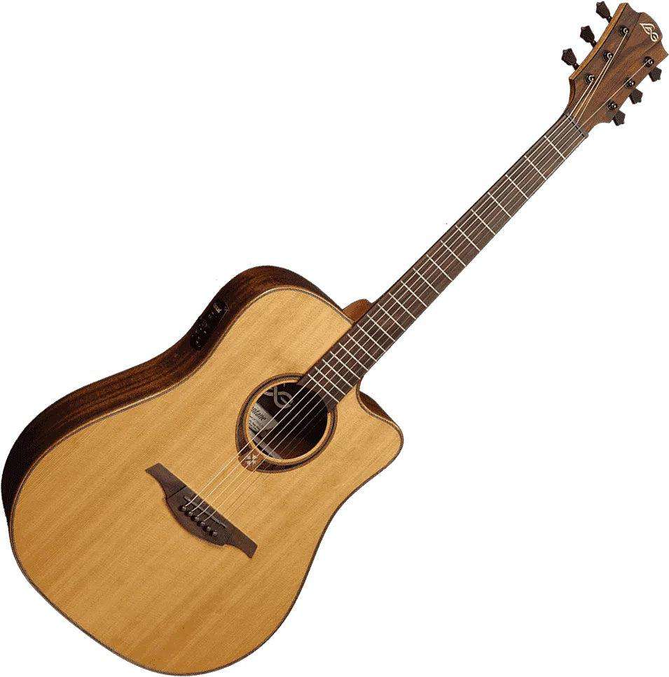 LAG TRAMONTANE 118 T118DCE DREADNOUGHT CUTAWAY ELECTRO - Richards Guitars Of Stratford Upon Avon