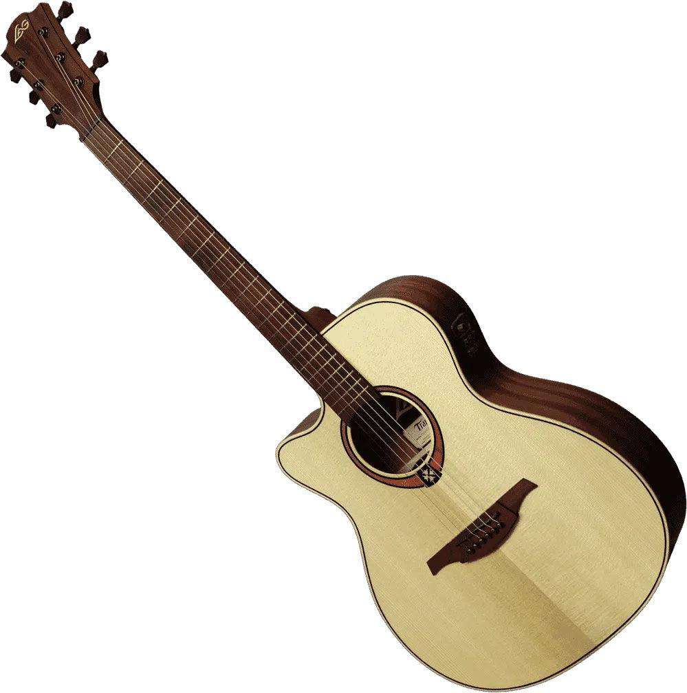 LAG TRAMONTANE 88 TL88ACE LEFTY AUDITORIUM CUTAWAY ELECTRO - Richards Guitars Of Stratford Upon Avon