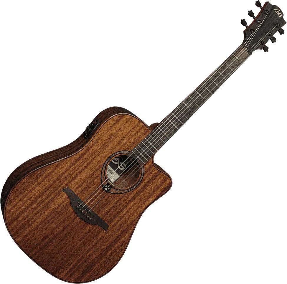 LAG TRAMONTANE 98 T98DCE DREADNOUGHT, CUTAWAY, ELECTRO - Richards Guitars Of Stratford Upon Avon