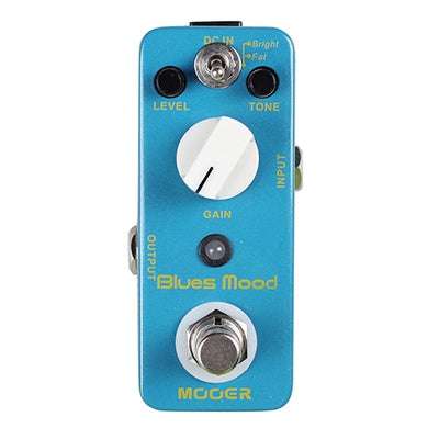 MOOER BLUES MOOD OVERDRIVE PEDAL - Richards Guitars Of Stratford Upon Avon