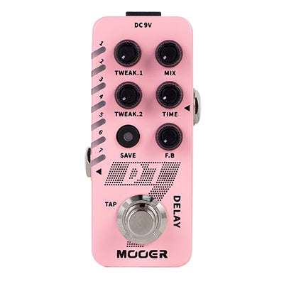MOOER D7 DIGITAL DELAY MICRO FX PEDAL - Richards Guitars Of Stratford Upon Avon
