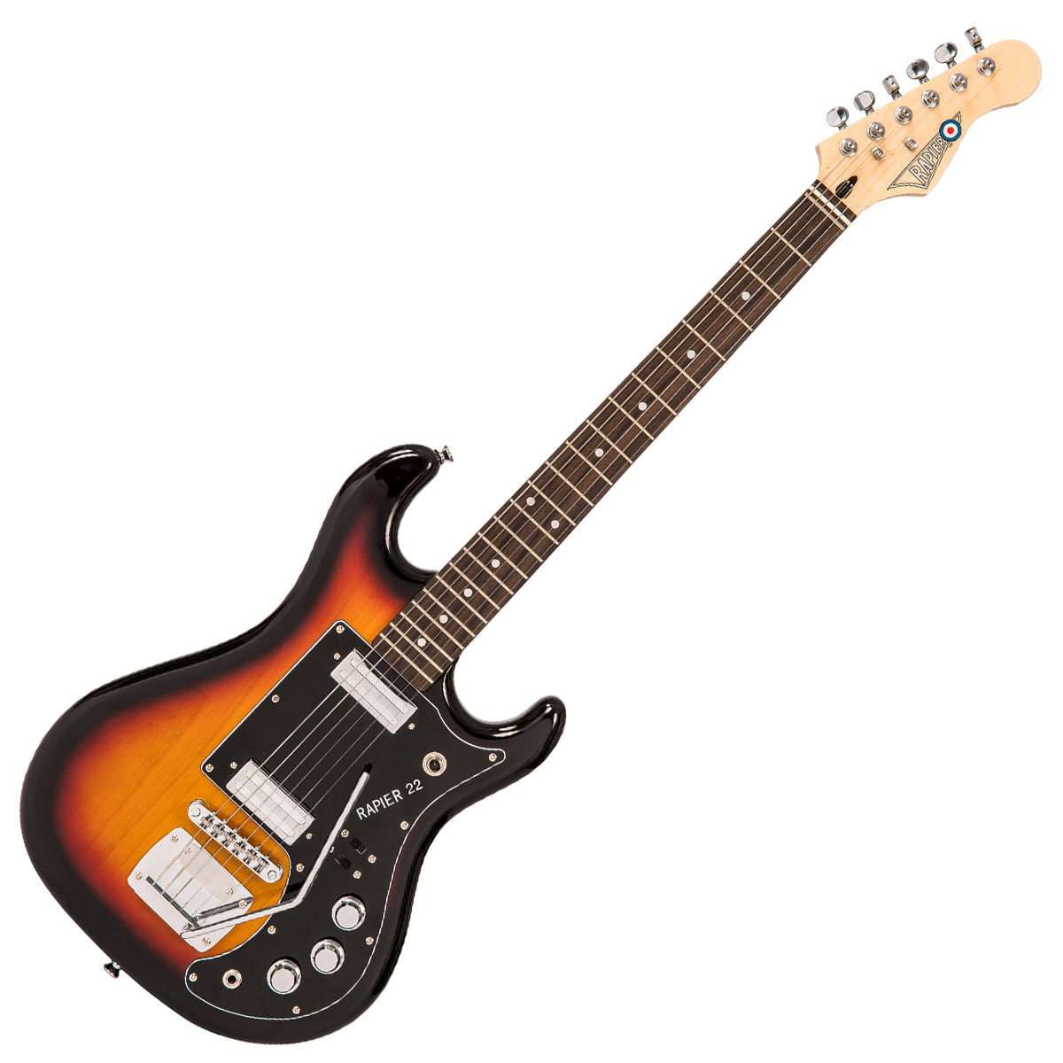 Rapier 22 Electric Guitar ~ 3 Tone Sunburst - Richards Guitars Of Stratford Upon Avon