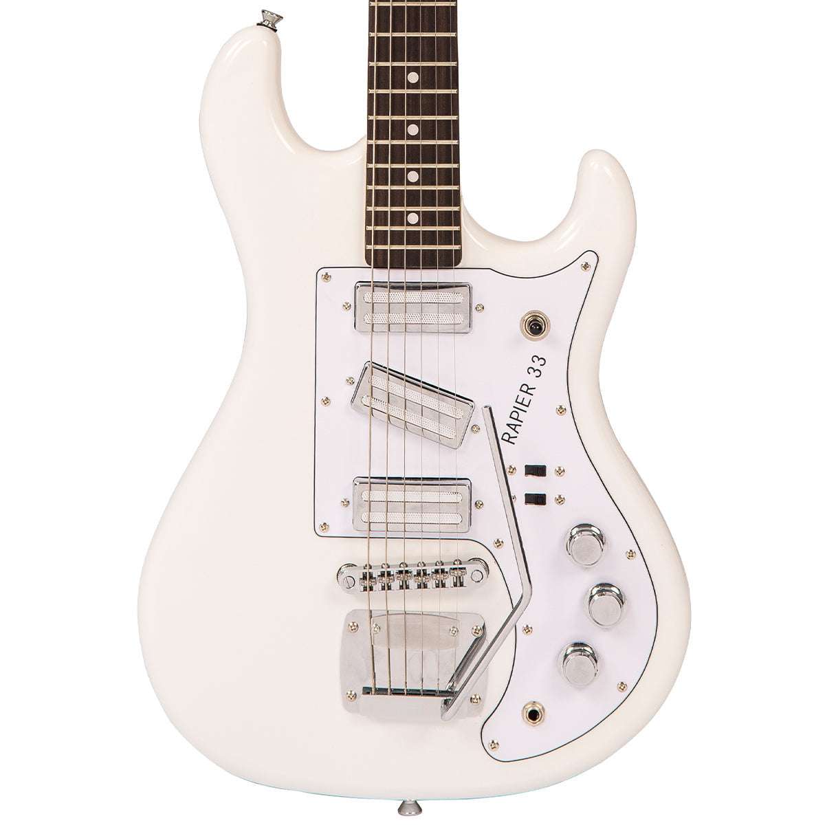 Rapier 33 Electric Guitar ~ Artic White - Richards Guitars Of Stratford Upon Avon