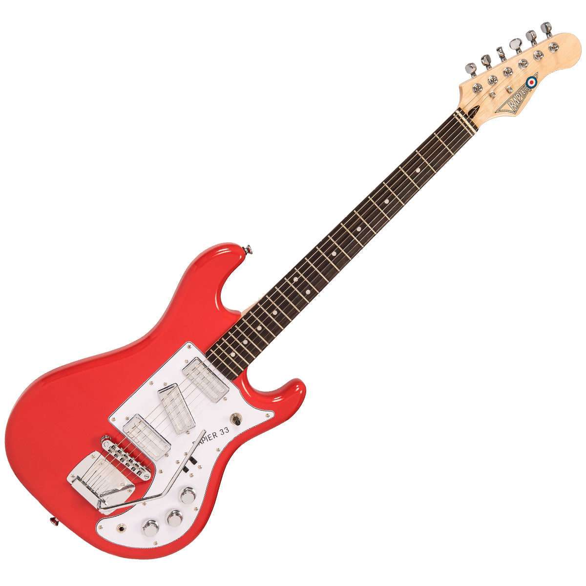 Rapier 33 Electric Guitar ~ Fiesta Red - Richards Guitars Of Stratford Upon Avon