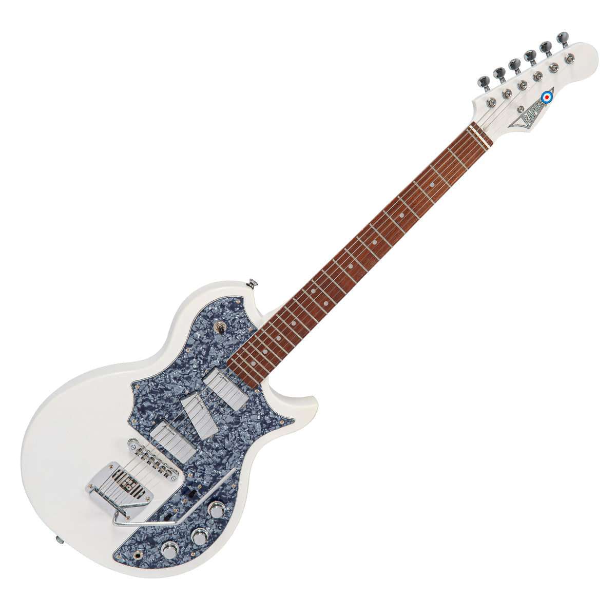 Rapier Deluxe Electric Guitar ~ Arctic White - Richards Guitars Of Stratford Upon Avon