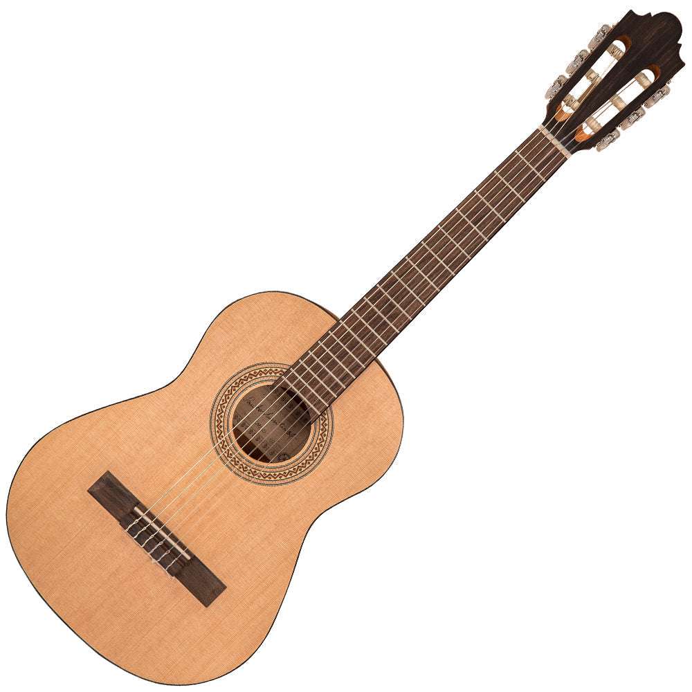 Santos Martinez Principante 1/2 Size Classic Guitar ~ Natural Open Pore - Richards Guitars Of Stratford Upon Avon