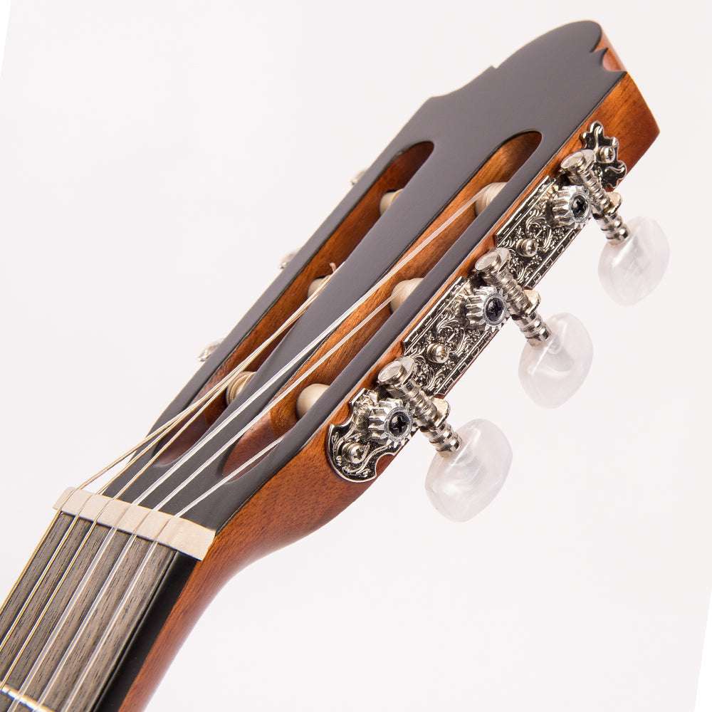 Santos Martinez Principante 4/4 Size Classic Guitar ~ Natural Open Pore - Richards Guitars Of Stratford Upon Avon