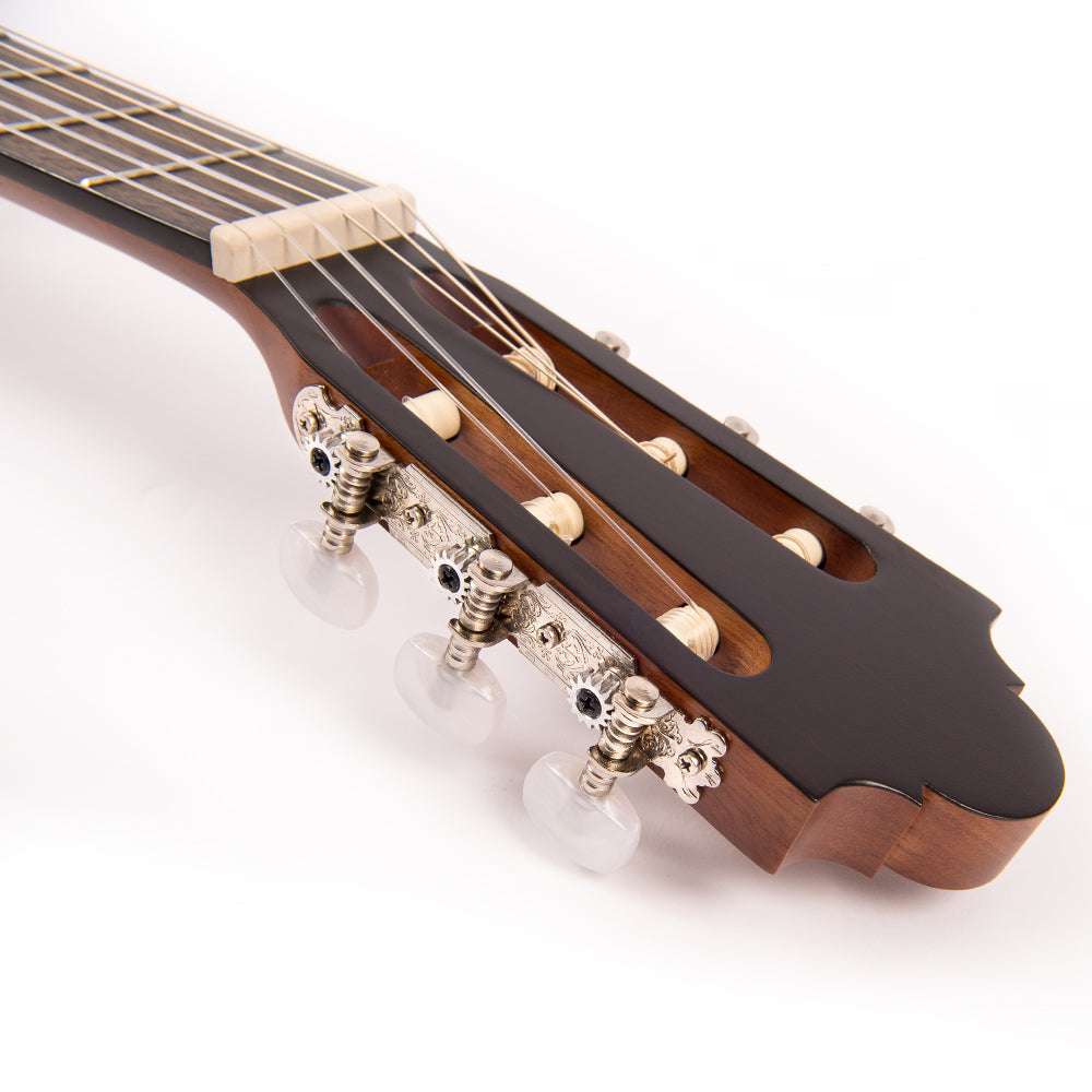 Santos Martinez Principante 4/4 Size Classic Guitar ~ Natural Open Pore - Richards Guitars Of Stratford Upon Avon