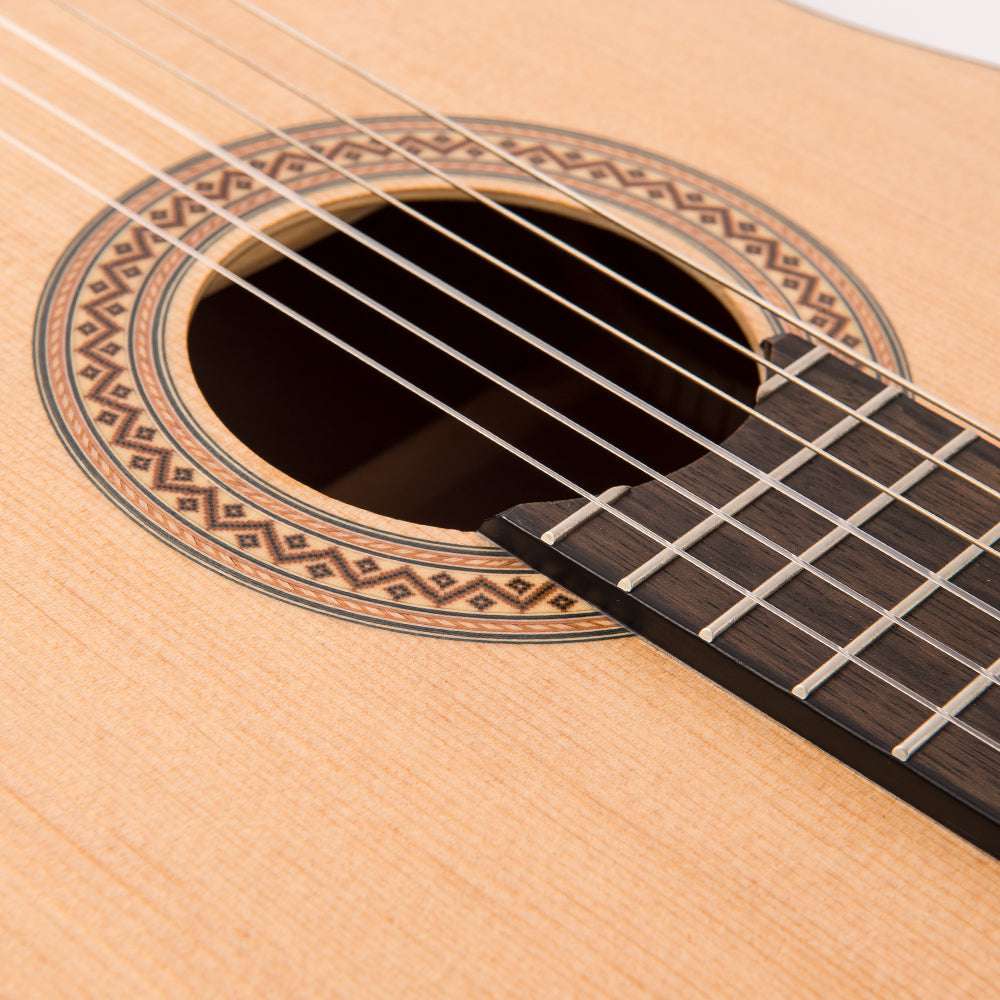 Santos Martinez Principante 4/4 Size Classic Guitar ~ Natural Open Pore - Richards Guitars Of Stratford Upon Avon