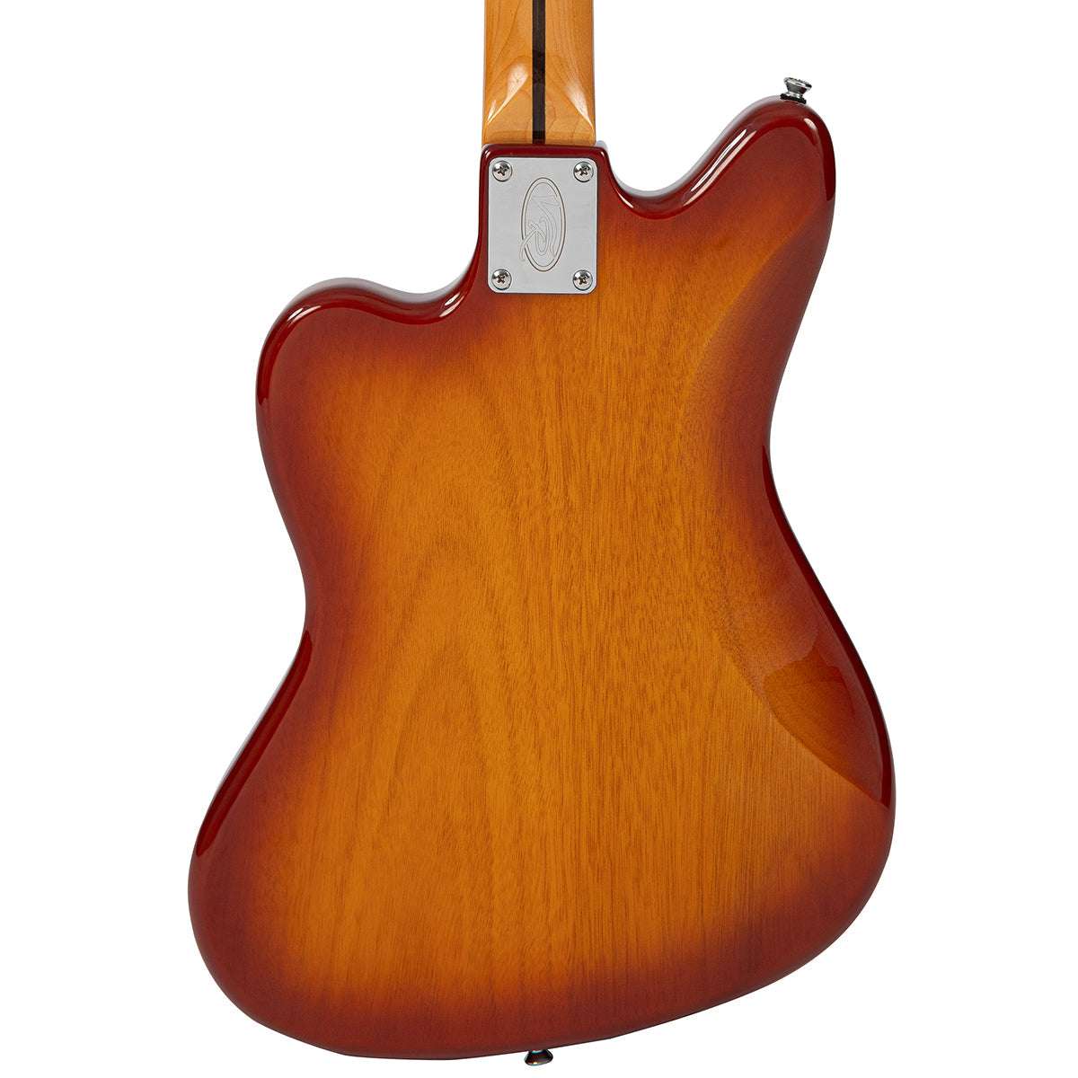 Vintage REVO Series 'Surfmaster 90' Electric Guitar ~ Amberburst - Richards Guitars Of Stratford Upon Avon