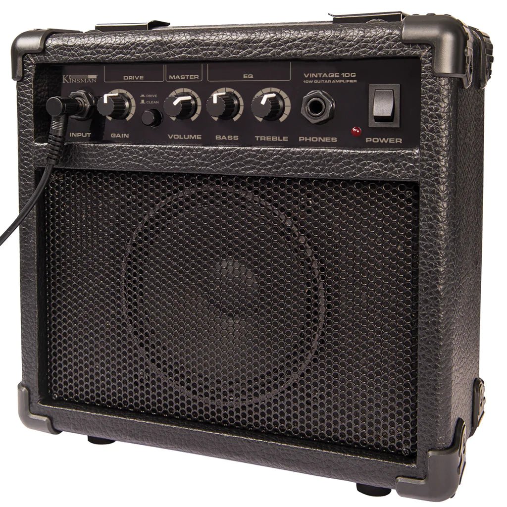Vintage V69 Coaster Series Electric Guitar Pack ~ Gloss Black - Richards Guitars Of Stratford Upon Avon