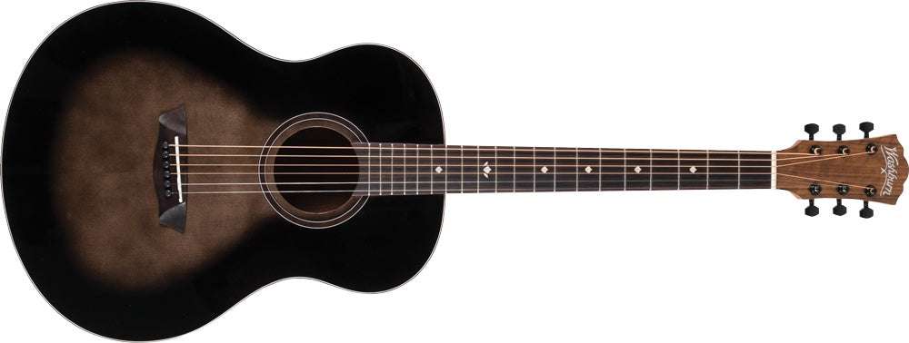 Washburn NOVO S9 - Gloss Charcoal Burst Electro Acoustic Guitar - Richards Guitars Of Stratford Upon Avon