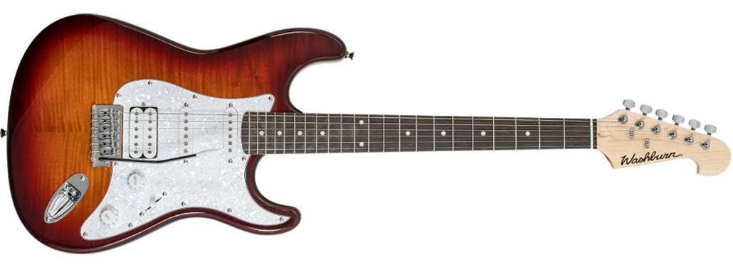 Washburn SDFSB DELUXE - Sonamaster - Sunburst Electric Guitar - Richards Guitars Of Stratford Upon Avon
