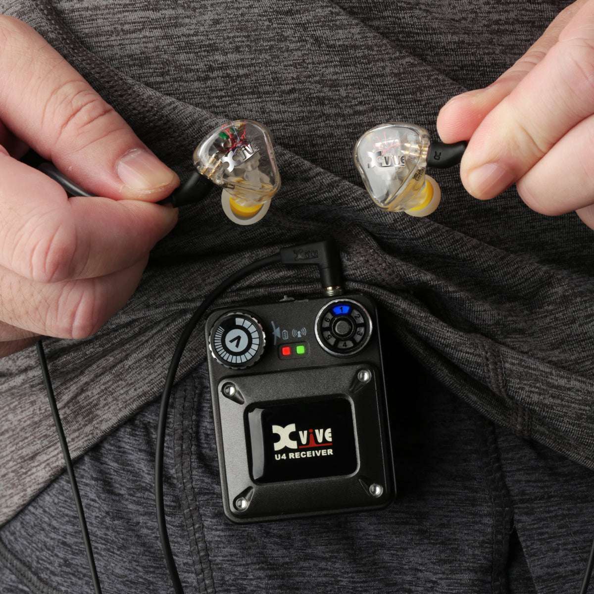 Xvive T9 In - Ear Monitors ~ Dual Balanced Drivers - Richards Guitars Of Stratford Upon Avon