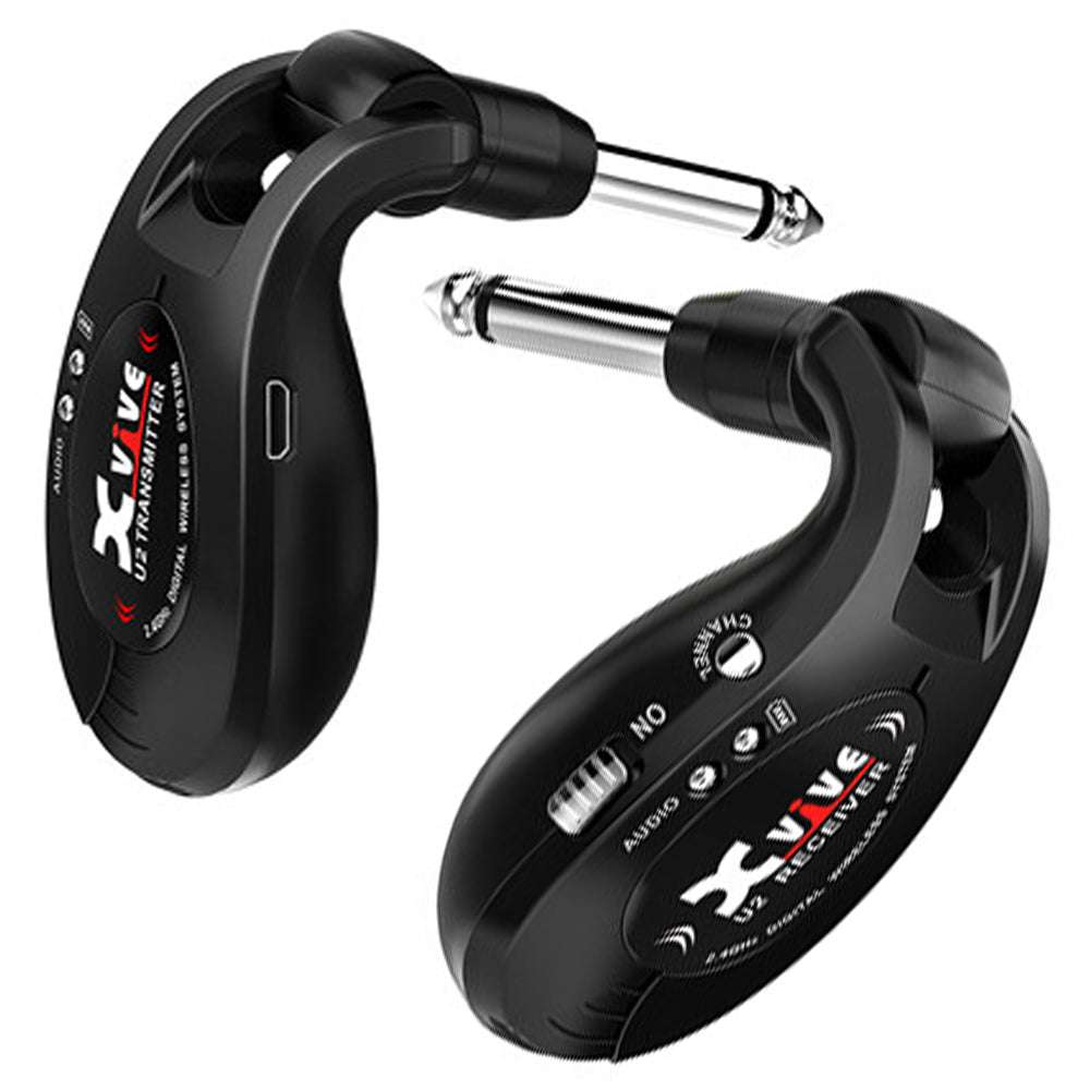 Xvive XU2 Wireless Guitar System ~ Black - Richards Guitars Of Stratford Upon Avon