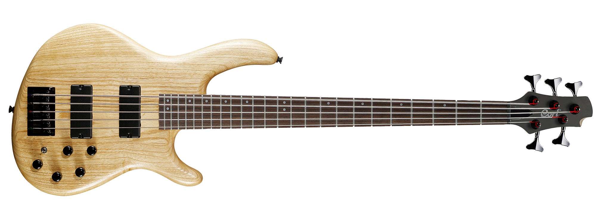 Cort Action Bass 5 String Deluxe AS Open Pore Natural, Guitare basse à vendre chez Richards Guitars.