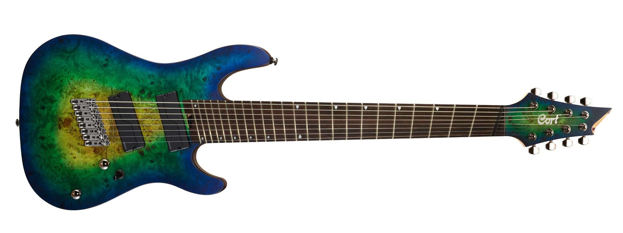 Cort KX508MS Marina Blue Burst, Guitare électrique en vente chez Richards Guitars.