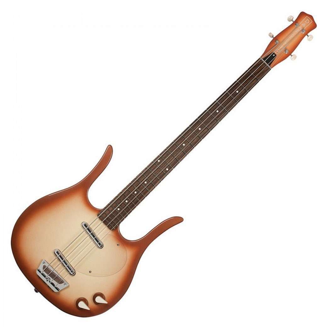 Danelectro Longhorn Bass ~ Copper Burst, Guitare Basse à vendre chez Richards Guitars.