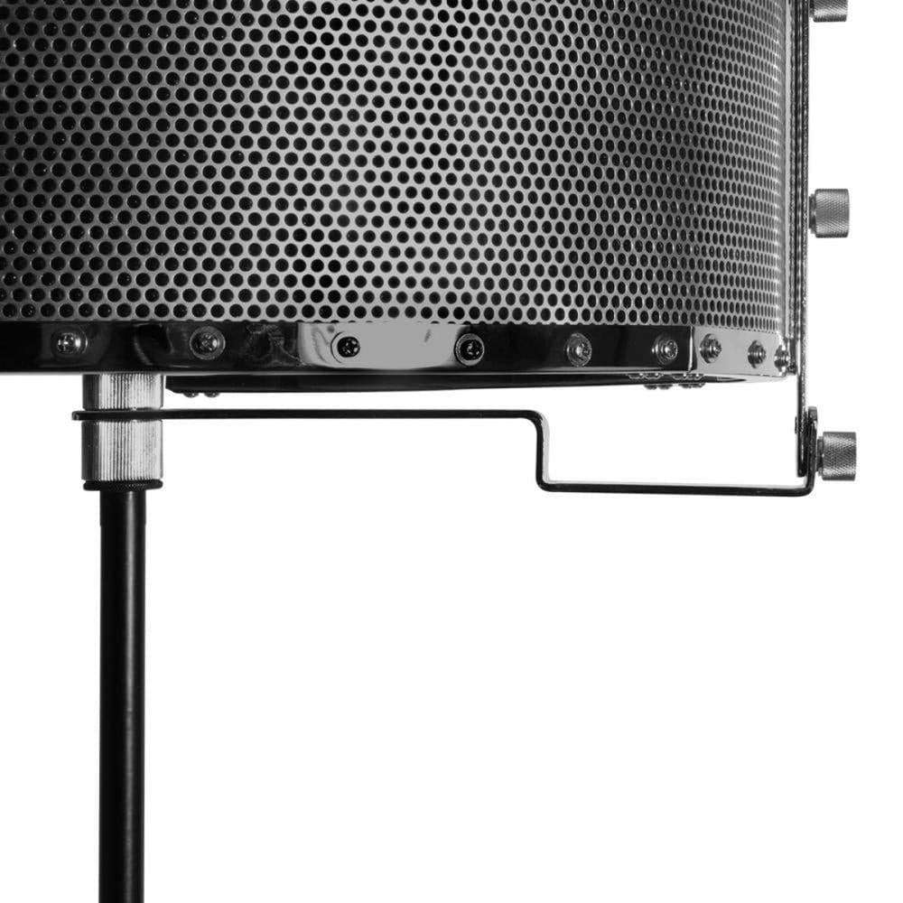 Bouclier d'isolation pour microphone de studio On-Stage, en vente chez Richards Guitars.