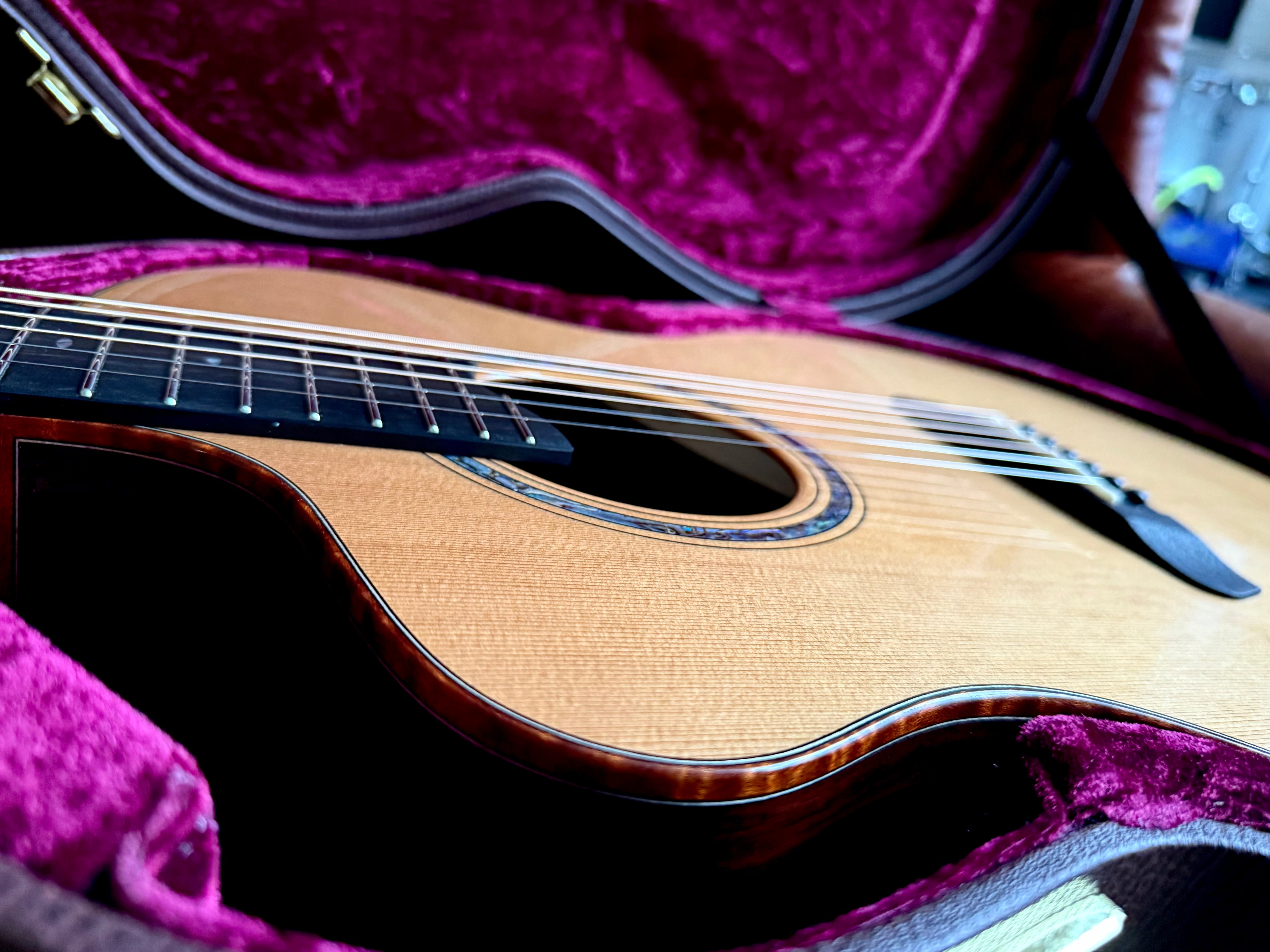 Dowina RoNY New York Rosewood GAC Custom Cedar Top Left Handed.  Boutique Guitars At Their Finest!