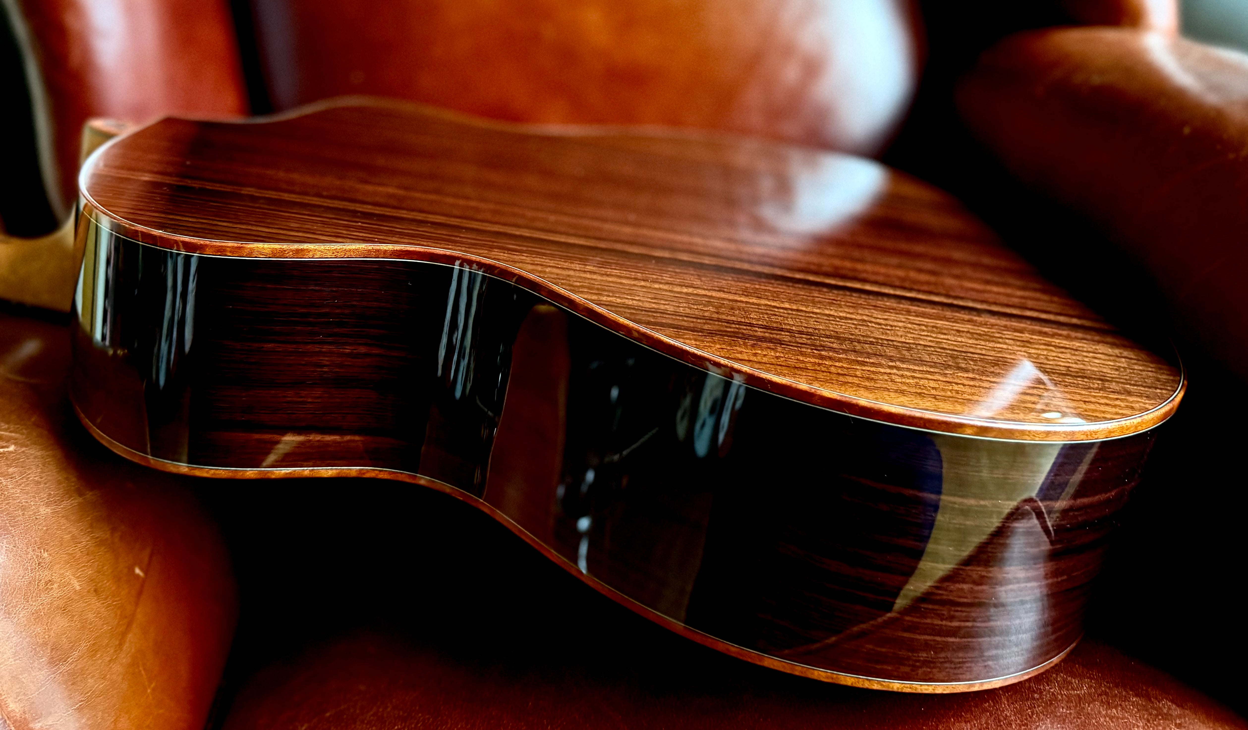 Dowina RoNY New York Rosewood GAC Custom Cedar Top Left Handed.  Boutique Guitars At Their Finest!