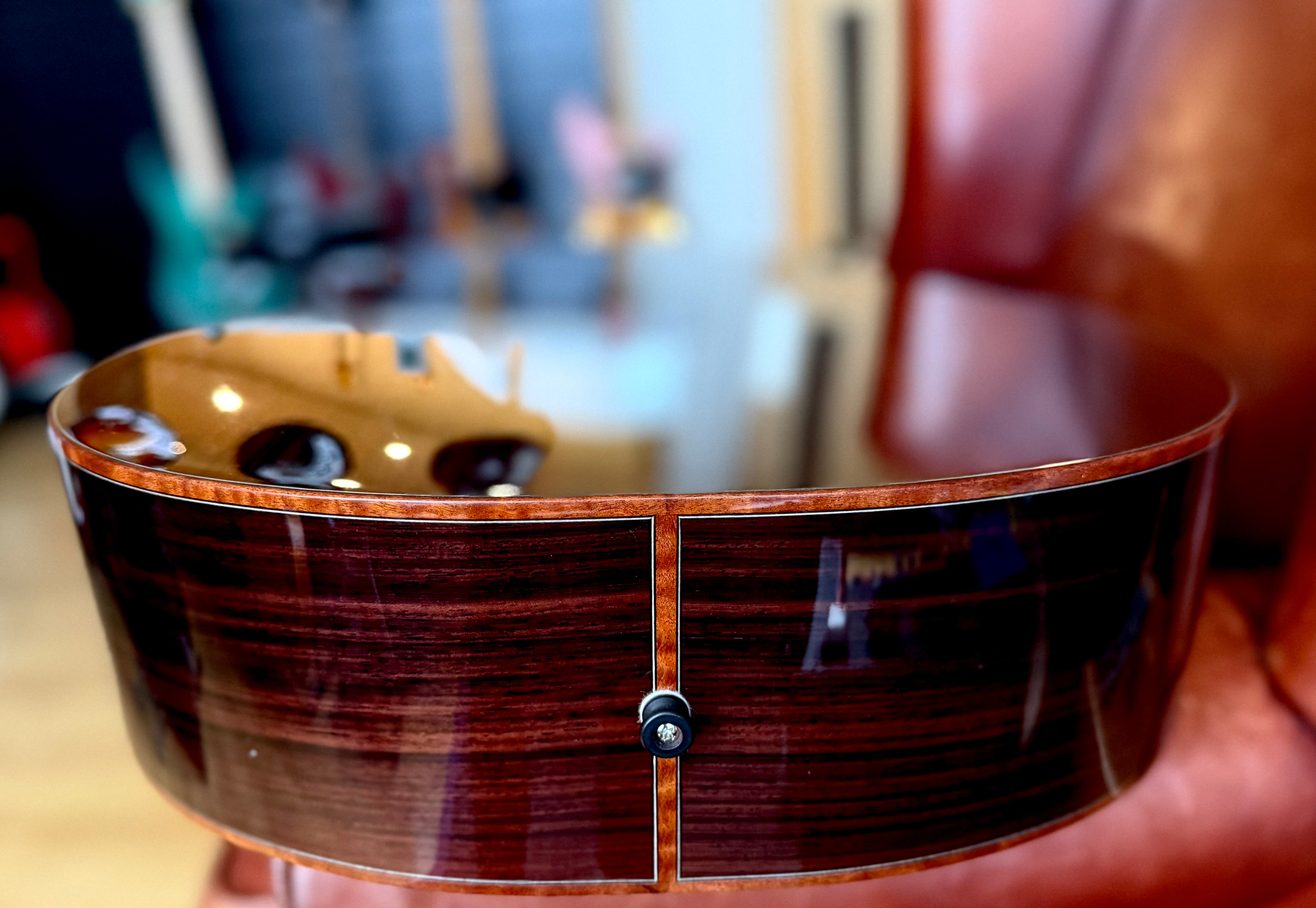 Dowina RoNY New York Rosewood GAC Custom Cedar Top Left Handed.  Boutique Guitars At Their Finest!