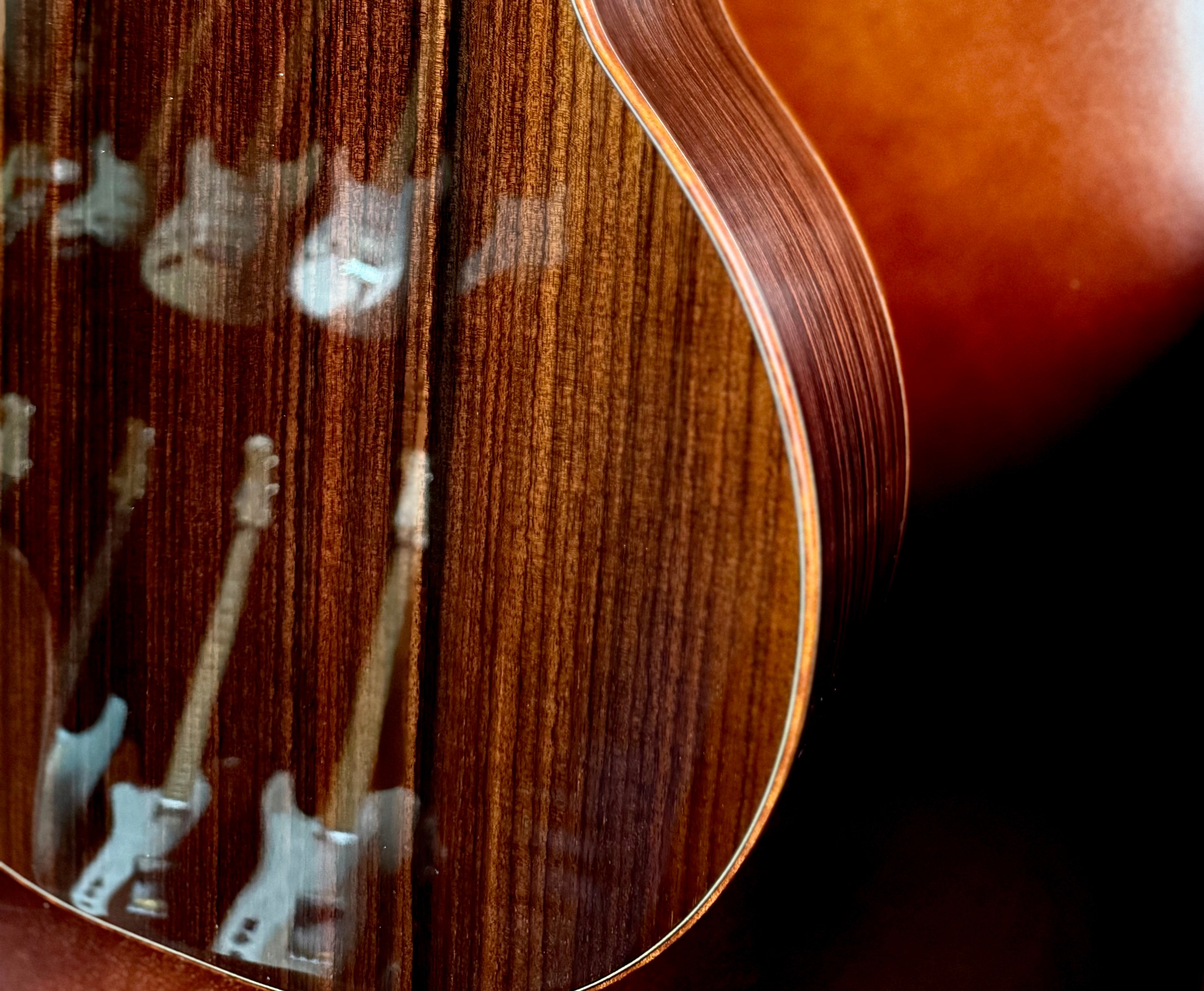Dowina RoNY New York Rosewood GAC Custom Cedar Top Left Handed.  Boutique Guitars At Their Finest!