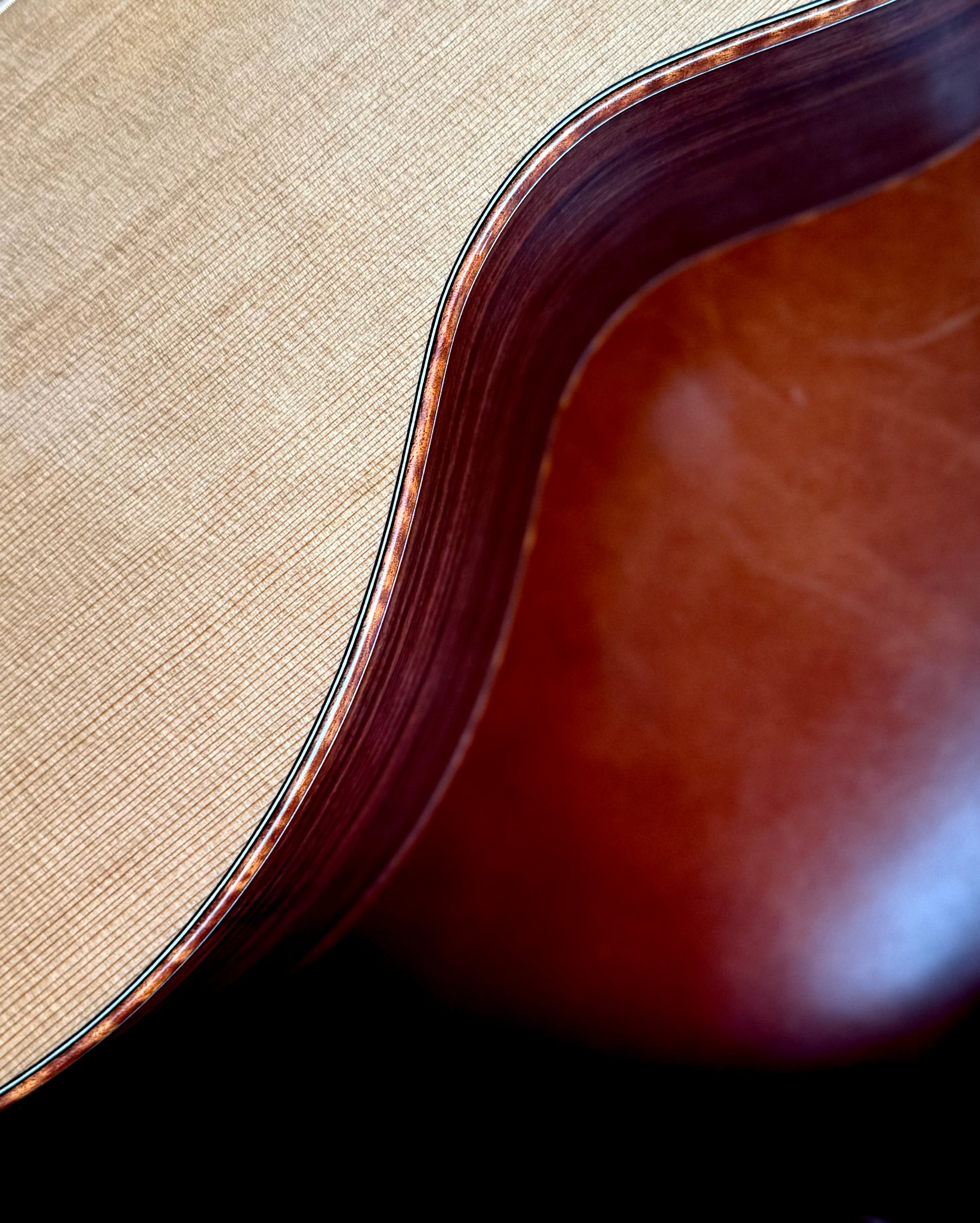 Dowina RoNY New York Rosewood GAC Custom Cedar Top Left Handed.  Boutique Guitars At Their Finest!