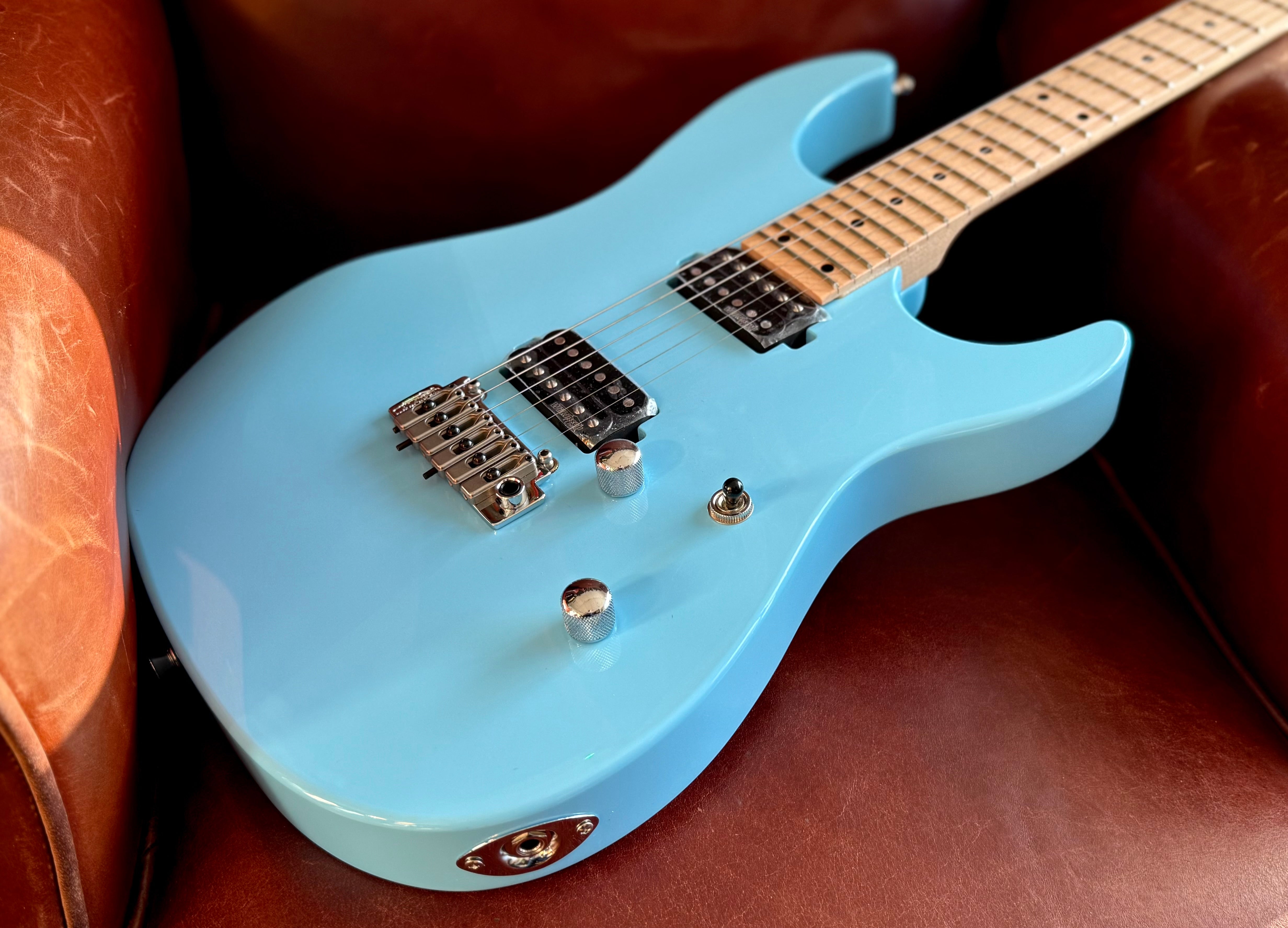 Vintage V6M24 ReIssued Electric Guitar ~ Laguna Blue