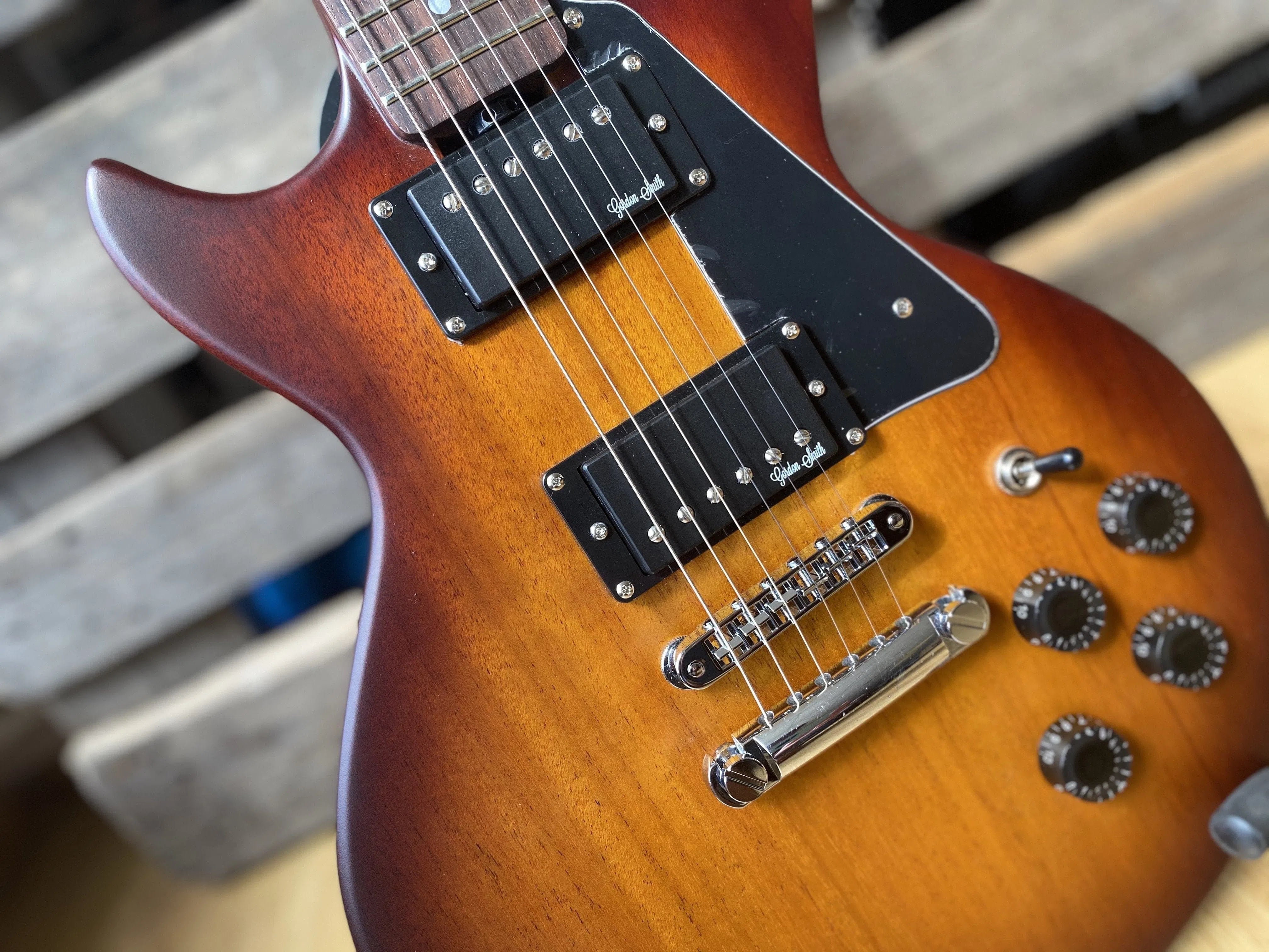 Copy of Gordon Smith GS2 Heritage Thick Body Full Mahogany (DAMAGED), Electric Guitar for sale at Richards Guitars.