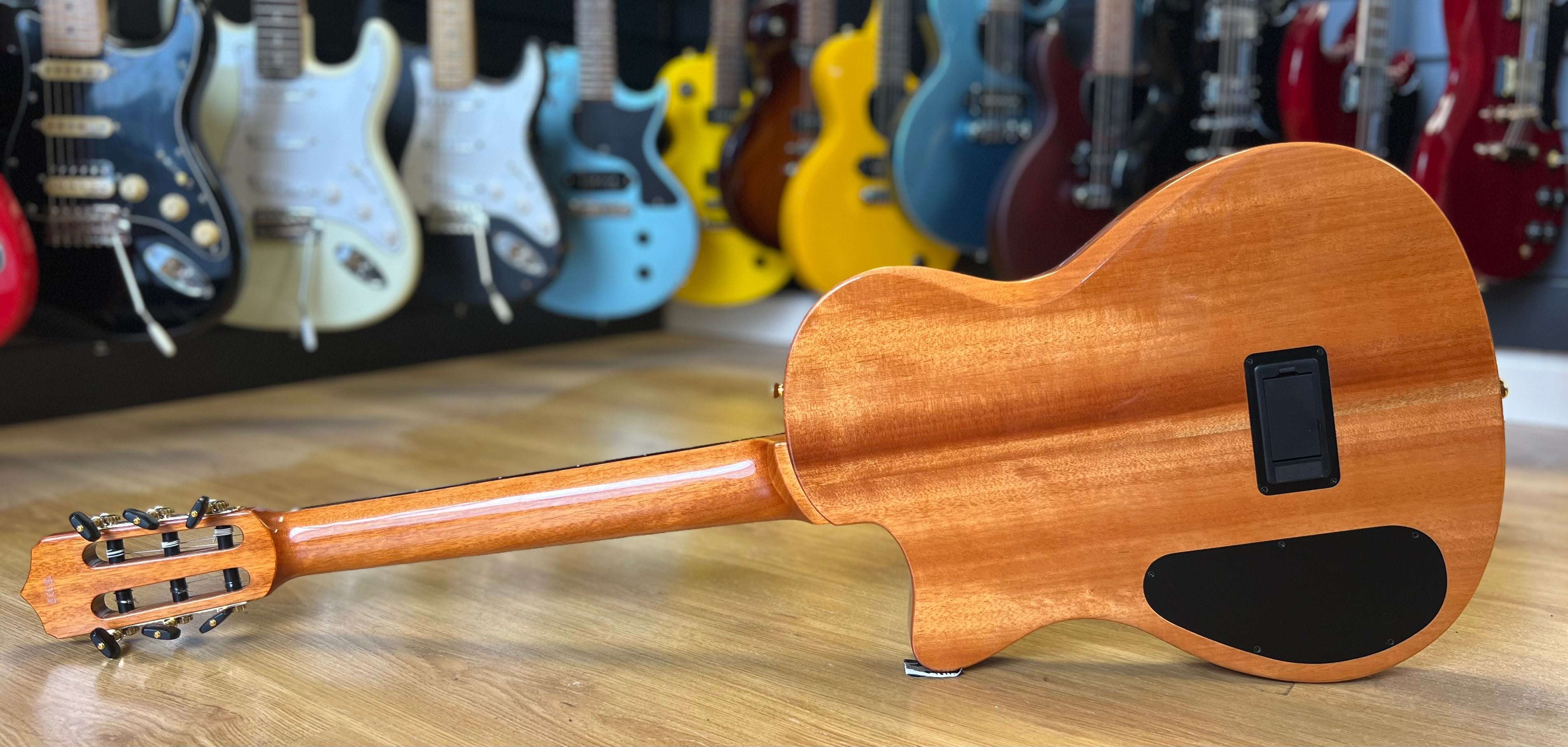 Cordoba Stage Natural Amber, Electro Nylon Strung Guitar for sale at Richards Guitars.