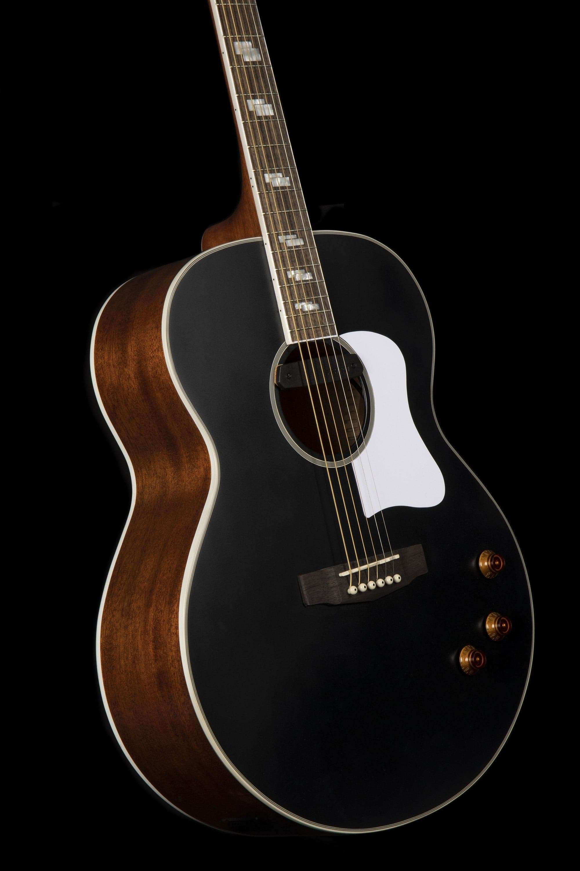 Cort CJ Retro Vintage Black Matte, Acoustic Guitar for sale at Richards Guitars.