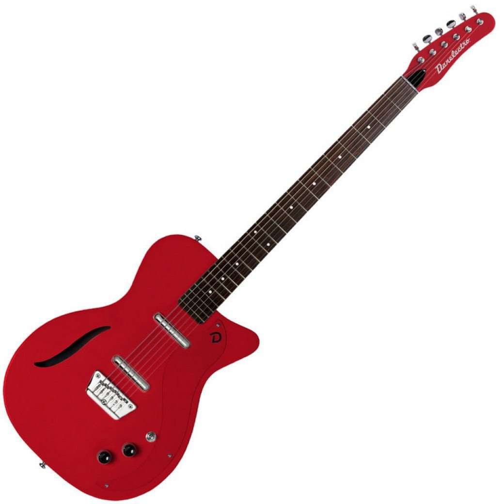 Danelectro '56 Vintage Baritone Guitar ~ Metallic Red, Electric Guitar for sale at Richards Guitars.
