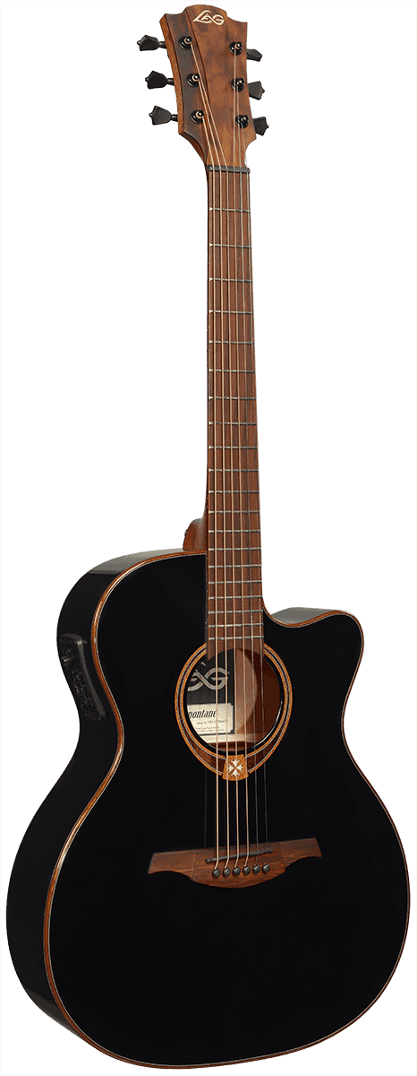Tramontane 118 Black - Auditorium Cutaway Electro