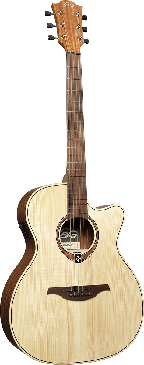 Tramontane 70 Natural - Auditorium Cutaway Electro