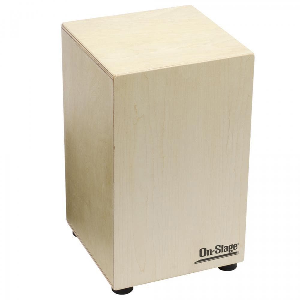 On-Stage Cajon w/Fixed Snare + Carry Bag, for sale at Richards Guitars.