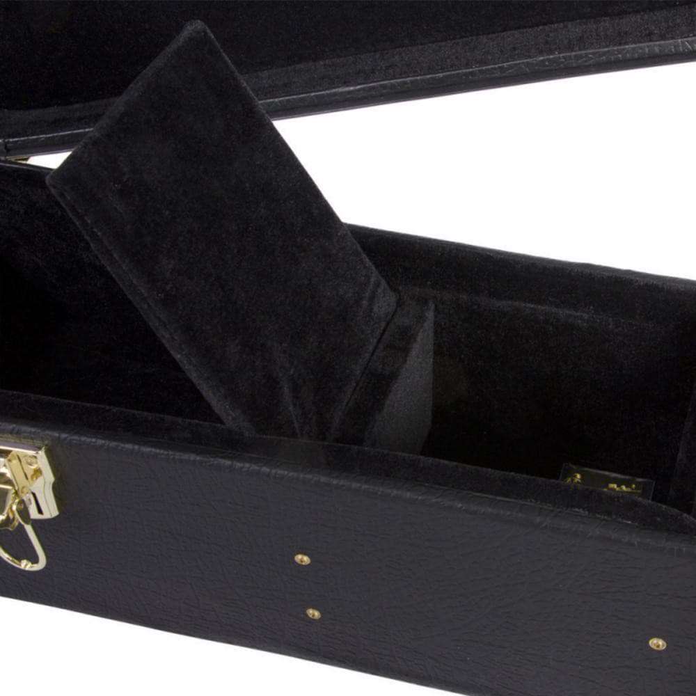 On Stage Hardshell Dreadnought Guitar Case ~ Black, Accessorio in vendita presso Richards Guitars.