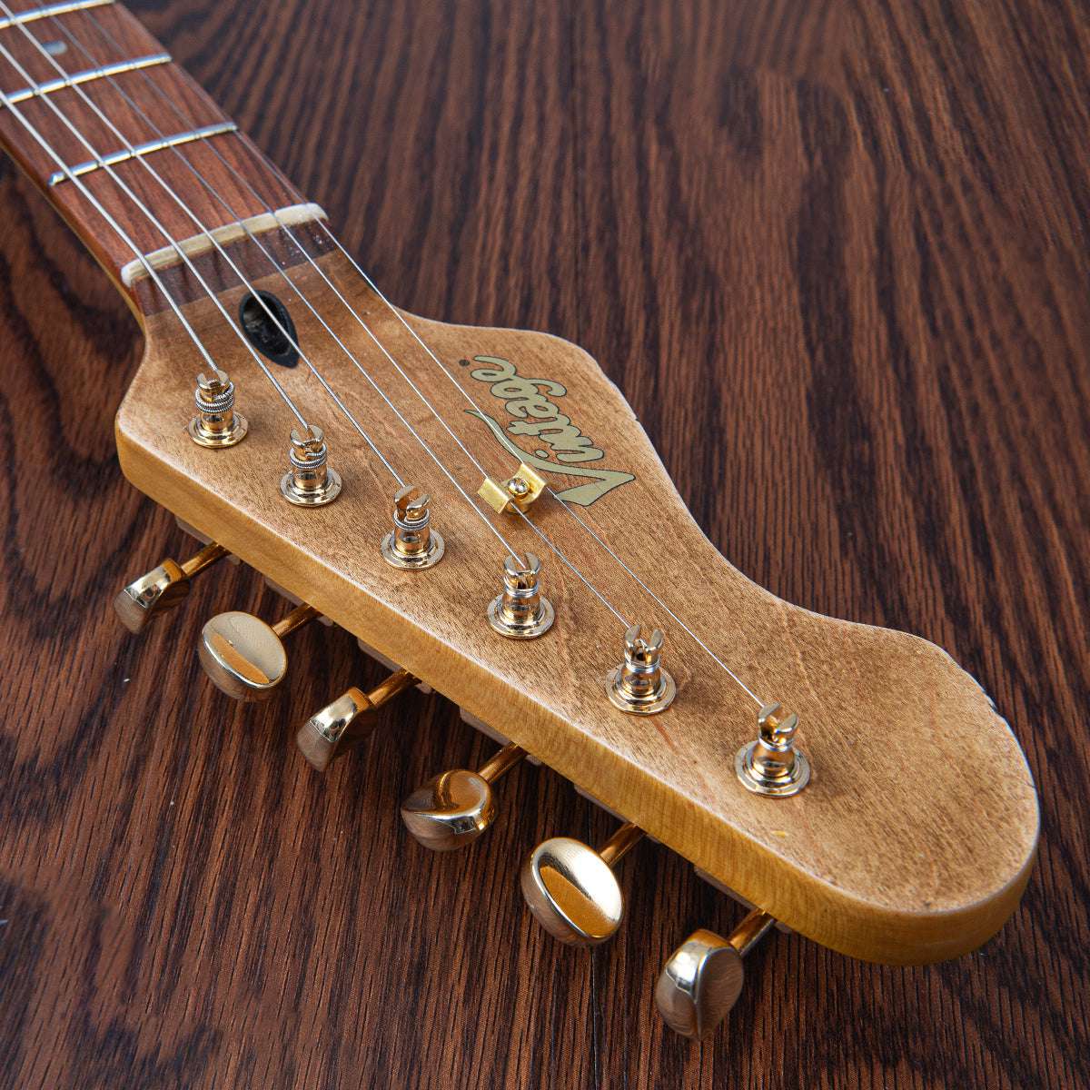 IN BUILD: - Vintage LV6 ProShop Custom-Build ~ Heavy Distressing / SRV Style Tobacco, Electric Guitar for sale at Richards Guitars.