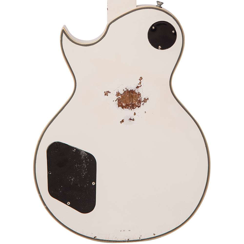 IN BUILD: - Vintage V100 ProShop Unique ~ Arctic White, Electric Guitar for sale at Richards Guitars.