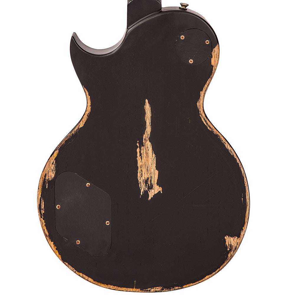 IN BUILD: - Vintage V100 ProShop Unique ~ Boulevard Black, Electric Guitar for sale at Richards Guitars.