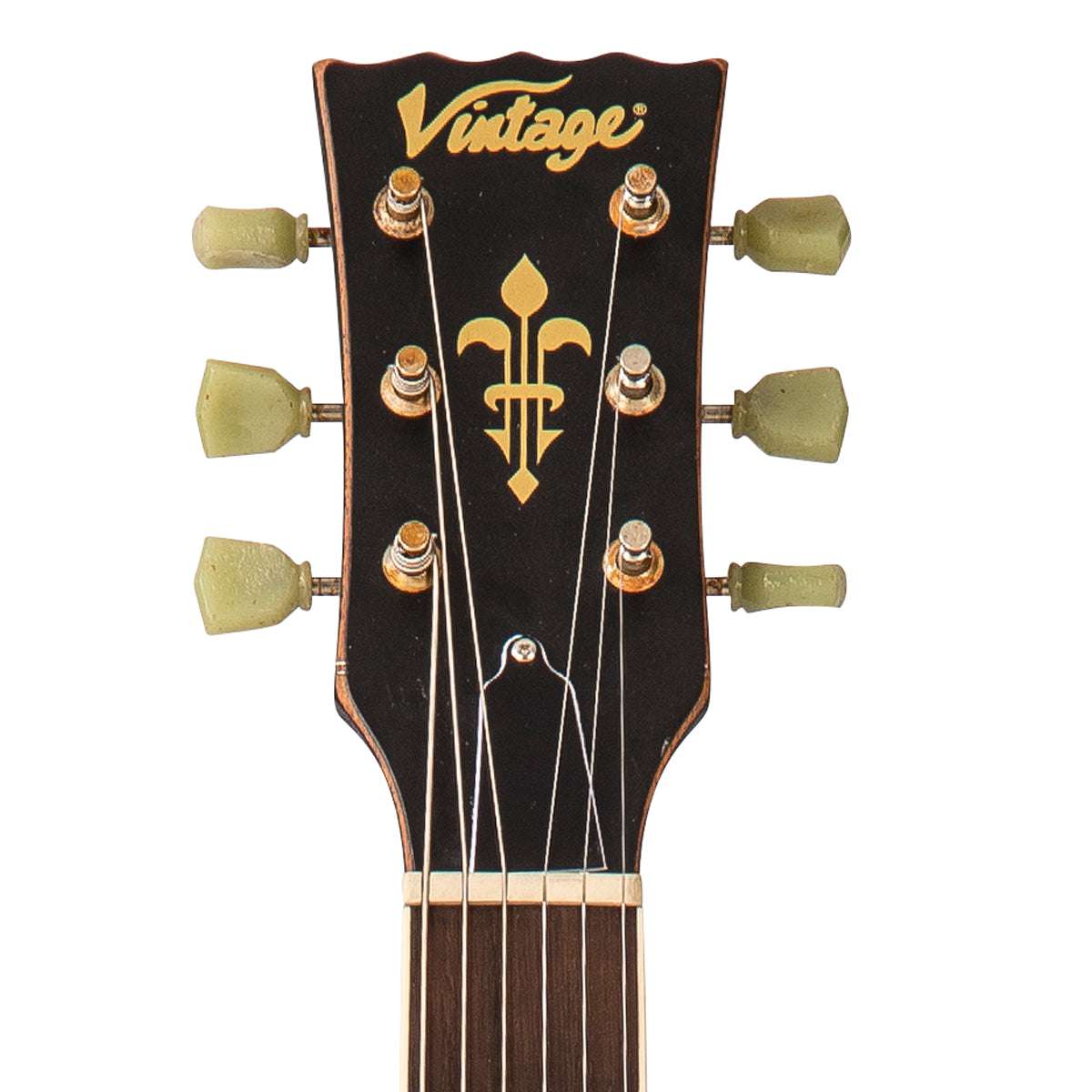 IN BUILD: - Vintage V100 ProShop Unique ~ Day of the Dead, Electric Guitar for sale at Richards Guitars.