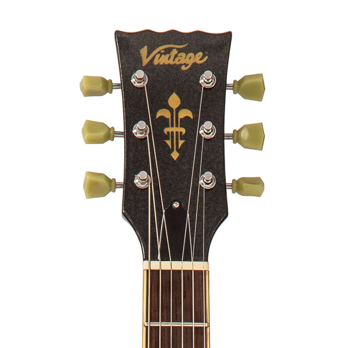 IN BUILD: - Vintage V100 ProShop Unique ~ Metallic Purple, Electric Guitar for sale at Richards Guitars.