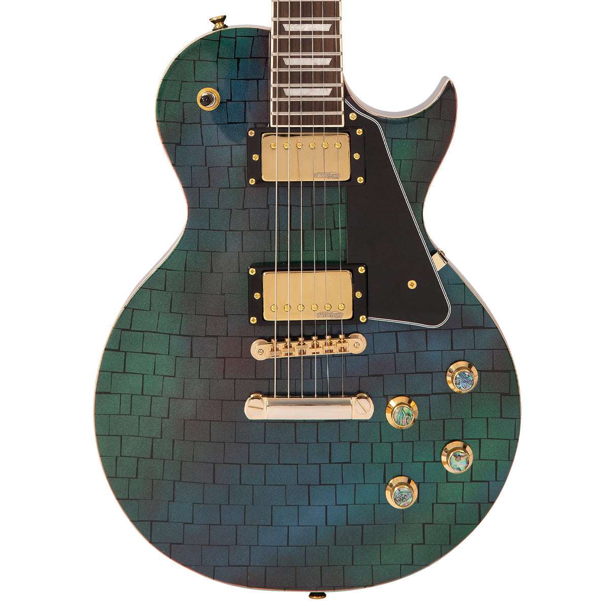 IN BUILD: - Vintage V100 ProShop Unique ~ The Brick, Electric Guitar for sale at Richards Guitars.