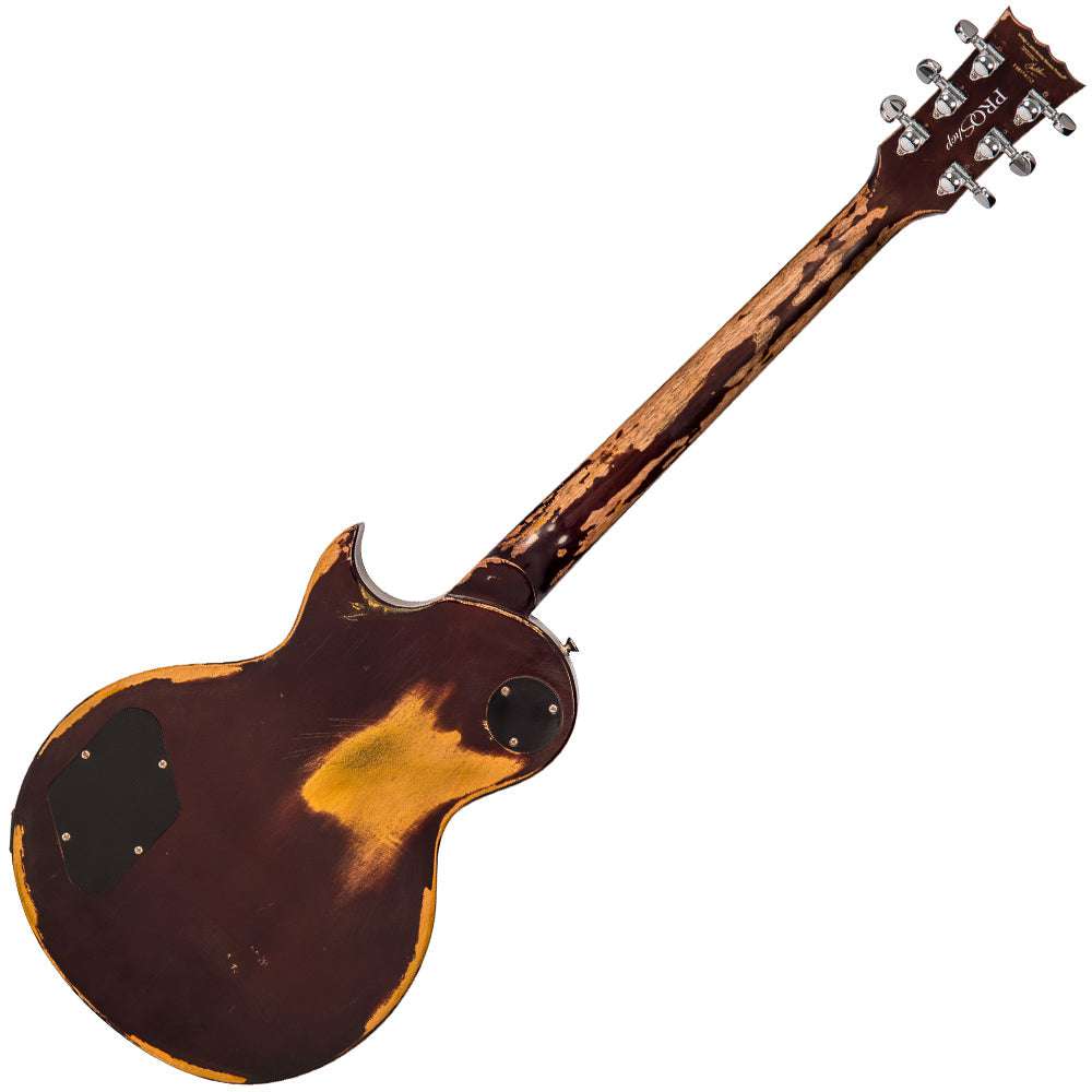 IN BUILD: - Vintage V100 ProShop Unique ~ Tobacco Sunburst, Electric Guitar for sale at Richards Guitars.